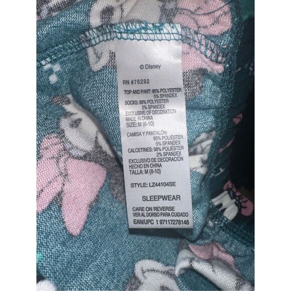 Disney Minnie Mouse Size Medium Fleece Lounge Pajama Pants Christmas Bottoms - Picture 7 of 7